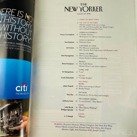 The New Yorker Magazine Aug 29 2016 Cover Waves JJ Sempè - Picture 2 of 2